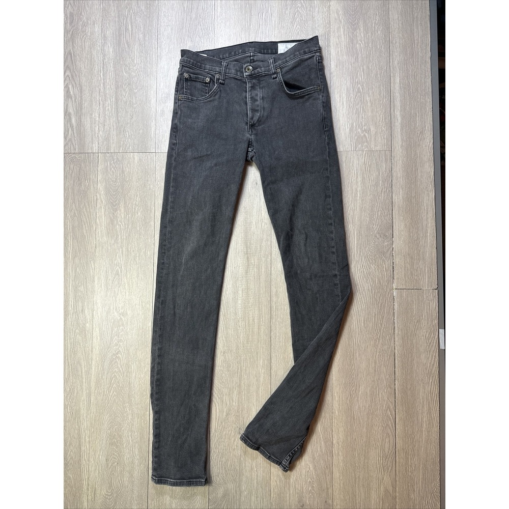 Rag &‎ Bone Fit 2 Slim Jeans 30 Dark Gray Wash Men Size 30 Tall 30x34 Modern